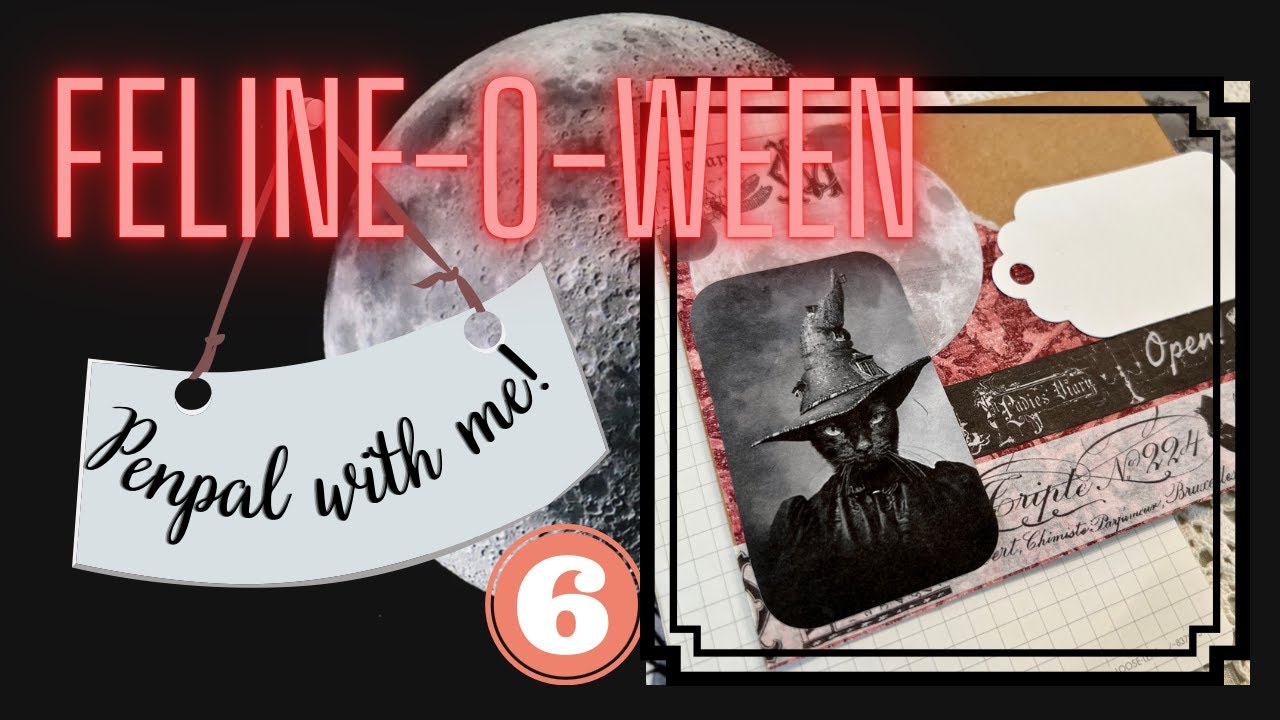 Feline Halloween. Penpal with me #6 DIY Fortune Teller Playlist