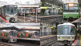 【平日朝ラッシュ】JR西日本 天王寺駅 発着集