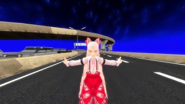 [ Touhou MMD ] Fujiwara no Mokou VS Hong Meiling & Sakuya Izayoi