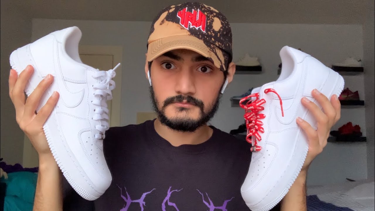 NIKE AIR FORCE 1 SUPREME REVIEW + ON FOOT - YouTube