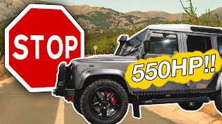 HOW DO YOU STOP A 550HP LS3 LAND ROVER DEFENDER  AP RACING BIG BRAKE UPGRADE || Mahker Weekly EP066