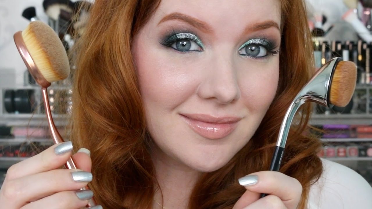 Makeup Brushes | Revolution Precision Oval Brush Review - YouTube