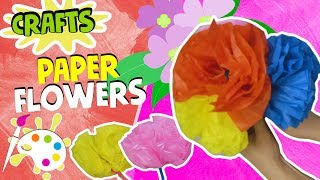 Paper Flowers 🌹🌷 | How To Make | Easy Art and Craft for Kids