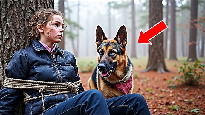 German Shepherd Found a Little Girl Chained to a Tree...What He Did Next  Will Make You Cry!