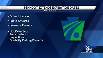 PennDOT extends some expiration dates due to coronavirus
