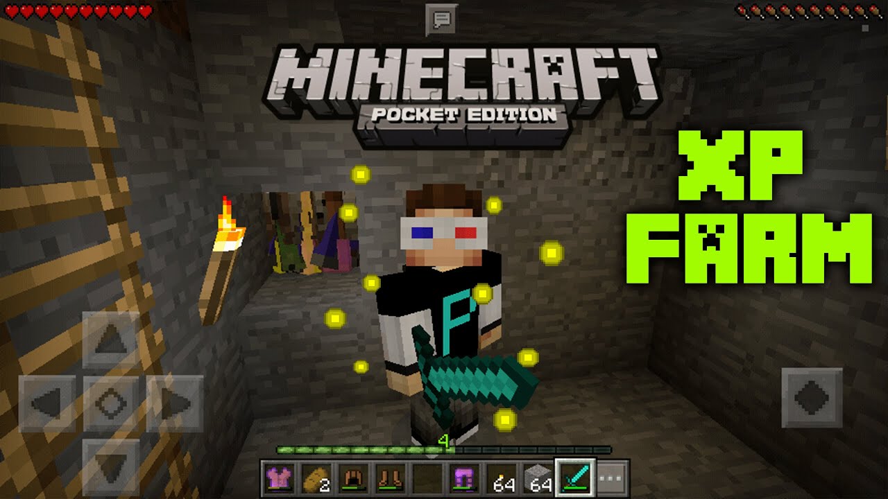 HOW TO MAKE AN XP FARM//MCPE 0.15.6//MINECRAFT POCKET