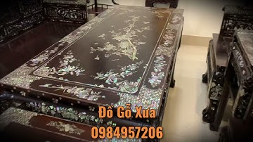 TRƯỜNG KỶ HUẾ KHẢM ỐC ĐẸP NHẤT -  Kỷ Đẹp - Đồ Gỗ Cao Cấp - Đồ Gỗ Xưa - Bàn Ghế Đẹp - Sập Gụ Tủ