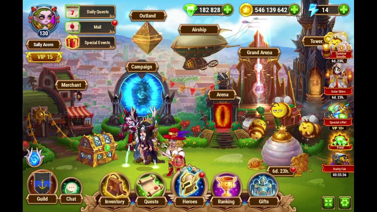 Hero Wars — Summer Festival Event! YouTube
