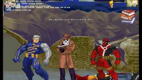 MUGEN: Deadpool & Rorschach vs Ghost Rider & Entrigan