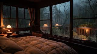 Lie on a Cozy Bed and Listen to The Rain Sounds. Sleep Instantly Within 3 Minutes.