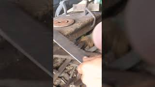 Full Process Video-How To Make a hand Saw And Sword On One Blade