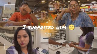 I surprised my dad with his favourite 🙈☺️ #amrithashaji #surprise #grwm