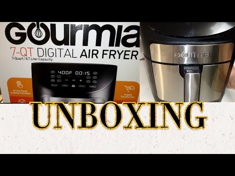 Gourmia 7qt Digital Air Fryer - Unboxing and Review - Costco 