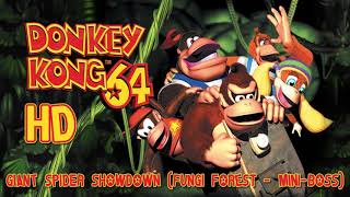 Donkey Kong 64 Giant Spider Showdown Fungi Forest - Mini-Boss Hd
