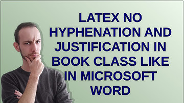 LaTeX no hyphenation and justification in book class like in Microsoft word