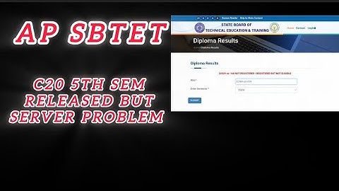 Ap diploma C20 5th sem results latest updates link activated| ap diploma C20, C23 results