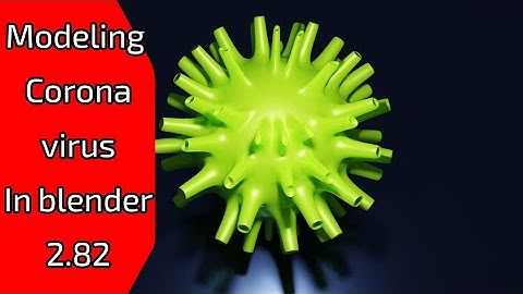 blender 2.83 | how to modeling coronavirus too easy