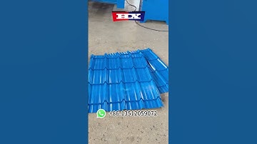 Q tile roll forming machine