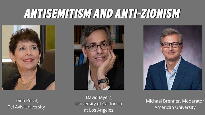 "Antisemitism and Anti-Zionism: Where Does Criticism of Israel End and Antisemitism Begin?"