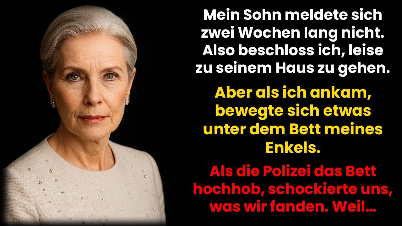 Mein Sohn war zwei Wochen verschwunden. In seinem Haus bewegte sich etwas unter dem Bett…