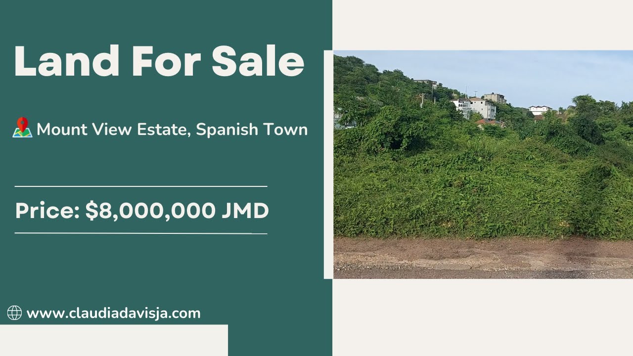 Land For Sale In Mount View Estate! St Catherine YouTube