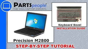 Dell Precision M2800 (P29F001) Keyboard Bezel How-To Video Tutorials