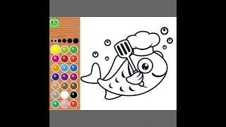 Comment dessiner des bébés poissons 🐟🐠 | Pour Enfant | Dessin pour les petits enfants