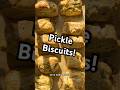 Pickle Biscuits! Recipe in the description #shorts #pickles