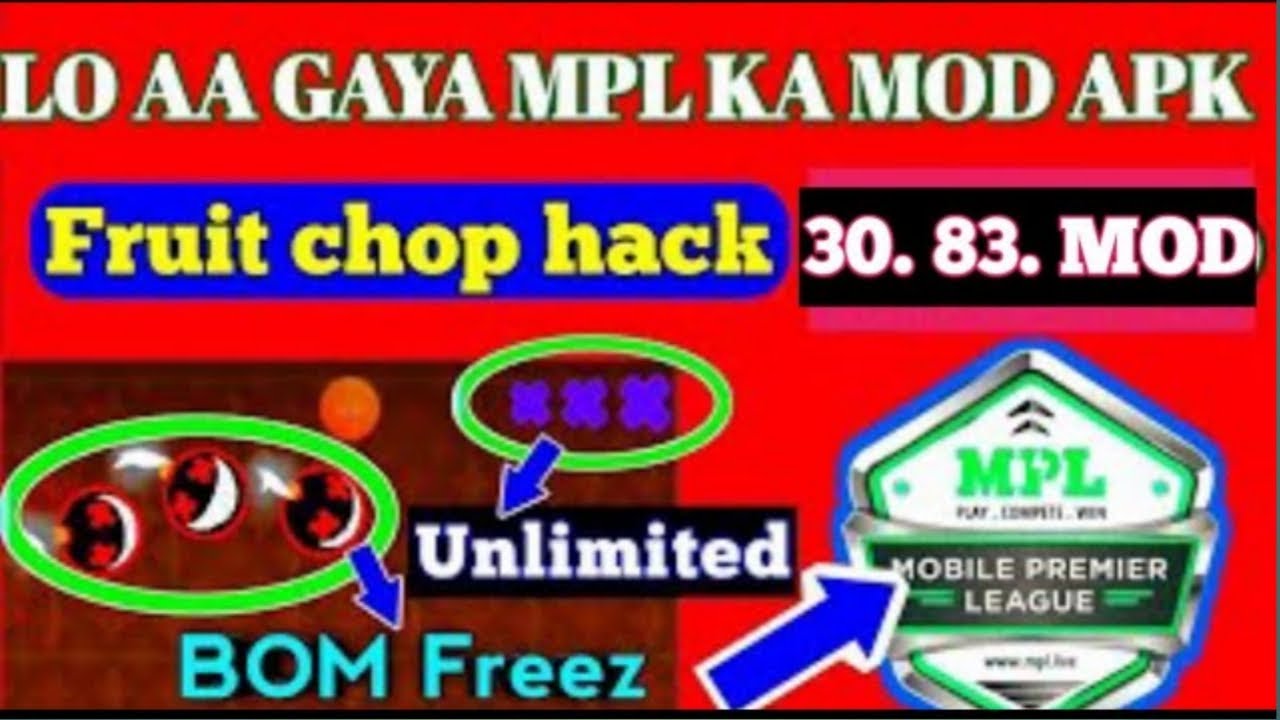 MPL Fruit Chop Mod MPL Mod Apk Link MPL Fruit