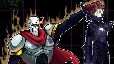 Papyrus vs The Roaring Knight | Undertale x Deltarune Comic Dub