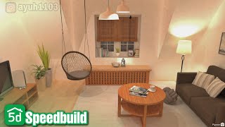 Attic Apartment Interior Design Speed Build in Planner 5D | Ayuh