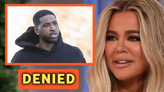 DENIED!🔴 Khloé Kardashian in tears as she beg Tristan Thompson to help her take care of their kids