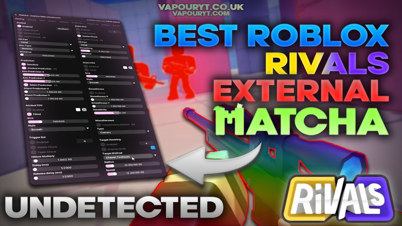 [NEW!] Matcha - Best RIVALS External Hack | Silent Aim, Aimbot, ESP ...