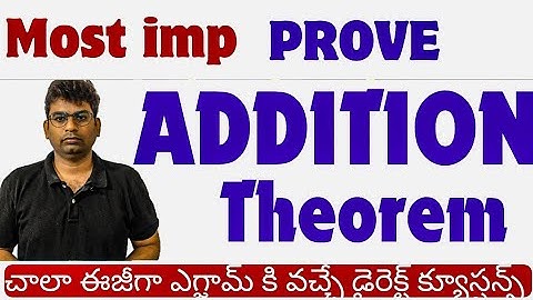 ADDITION THEOREM ON PROBABILITY|PROBABILITY|ADDITION THEOREM