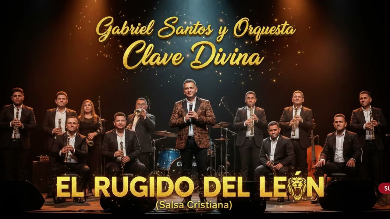 Gabriel Santos y Orquesta Clave Divina - El Rugido del León (Salsa Cristiana / Estreno 2026)