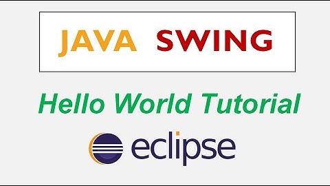 Java Swing Hello World for Beginners using Eclipse IDE with WindowBuilder