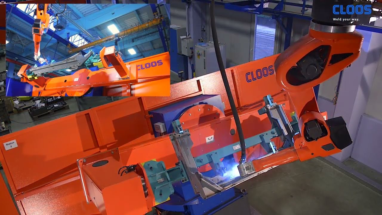 AGROSTROJ PELHRIMOV welds with CLOOS