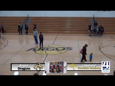 Argos Boys Basketball Vs Lakeland Christian