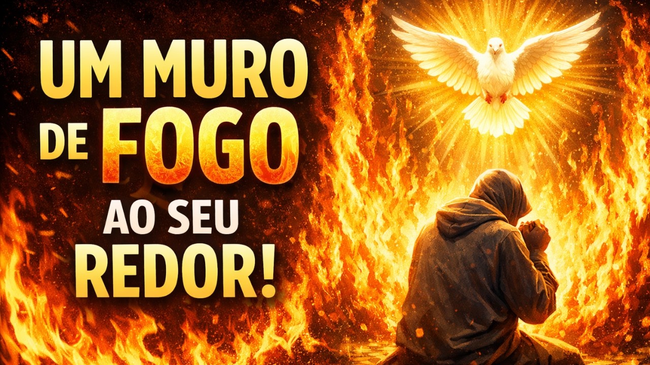 O Espirito Santo levantou um muro de fogo ao seu redor! reze agora