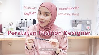 Peralatan Fashion Designer | Sketchbook Fashion | Drawing Pen by ALKHANSAS 443 views 1 year ago 8 minutes, 42 seconds