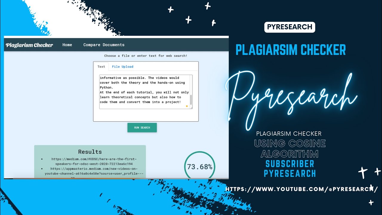 online assignment plagiarism checker project using python