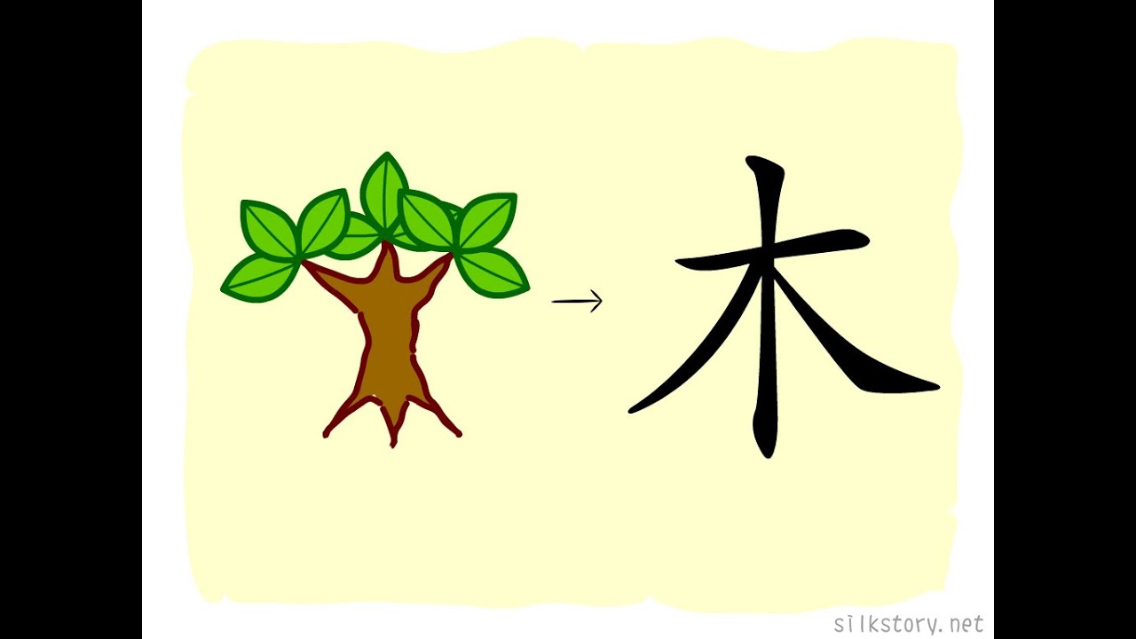 漢字的故事 : 木 - YouTube
