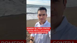 "Estamos hablando de un narcogobernador": Jorge Romero se lanza contra Rocha Moya