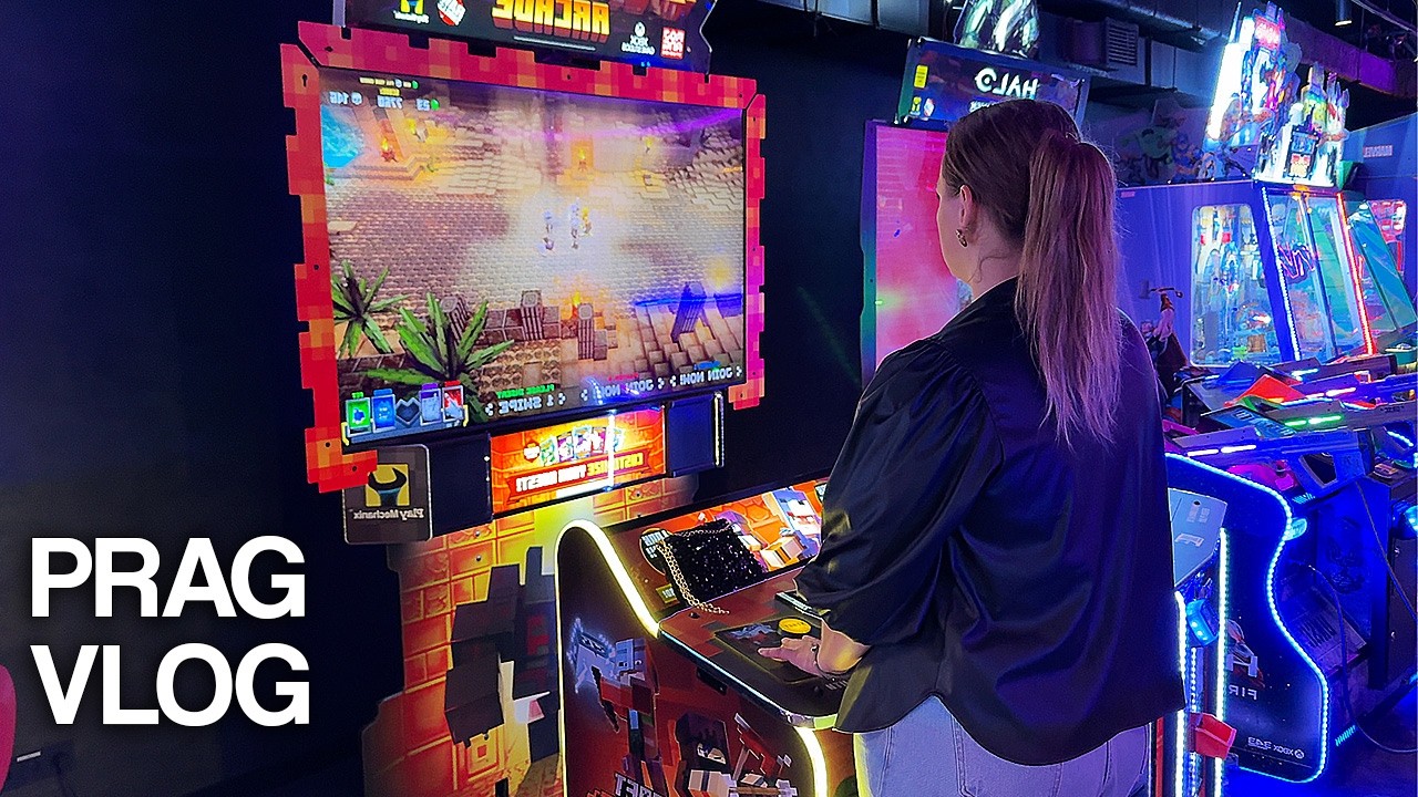 LEVELS Arcade Arena in Prag - 3 Etagen Gaming pur - YouTube