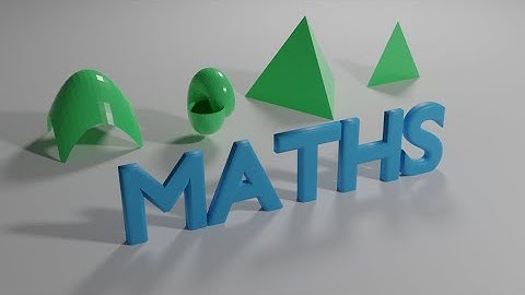 Blender Beginner Tutorial Maths Functions