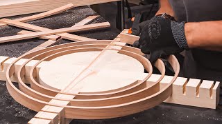 ⁣Bending Wood into a DIY Table & Other Woodworking Tips | Woodworking Project