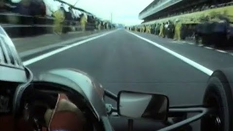 F1 – Jean Alesi goes through pit lane at full speed Onboard – Spain 1991