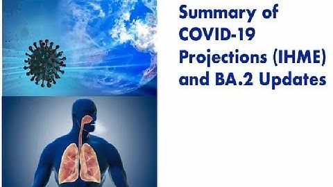 Summary of COVID-19 Projections (IHME) and BA.2 Sub-lineage Updates
