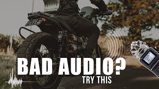 3 In-depth Tips on How to Record MOTORCYCLE AUDIO | Minus the wind noise 2021 screenshot 1