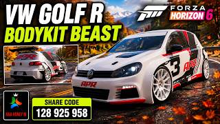 833HP Golf R Widebody 2.5L I5 Turbo Swap Free Roam | Forza Horizon 6